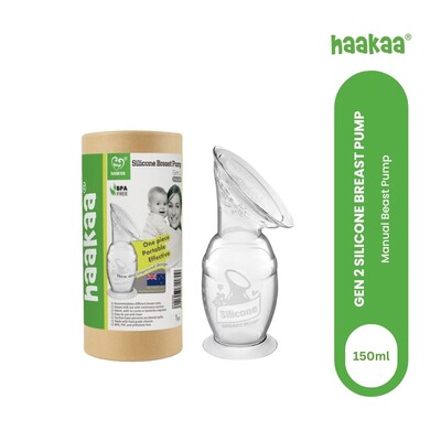 Generation 2 Silicone Breast Pump with Suction Base (150ml)